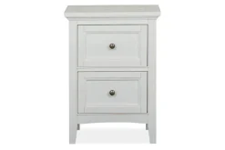 Mor Furniture Nightstands|Bay Creek 3 Drawer Nightstand In Light Gray