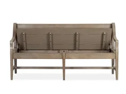Mor Furniture Dining Benches|Bay Creek Bench W/ Storage In Light Gray