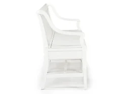 Mor Furniture Dining Benches|Bay Creek Bench W/ Storage In Light Gray