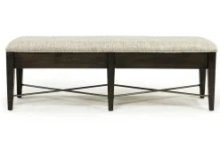 Mor Furniture Dining Benches|Bay Creek Bench W/ Storage In Light Gray
