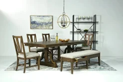 Mor Furniture Dining Benches|Bay Creek Bench W/ Storage In Light Gray