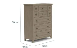 Mor Furniture Dressers & Chests|Bay Creek Chest In Light Gray