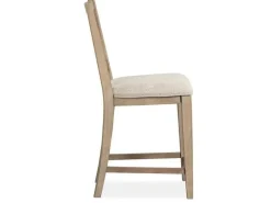 Mor Furniture Counter Height Stools|Barstools|Bay Creek Counter Height Stool In Graphite, V-Back