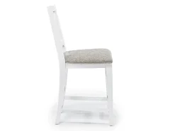 Mor Furniture Counter Height Stools|Barstools|Bay Creek Counter Height Stool In Graphite, V-Back