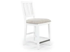 Mor Furniture Counter Height Stools|Barstools|Bay Creek Counter Height Stool In Graphite, V-Back
