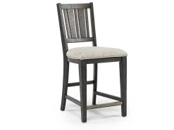 Mor Furniture Counter Height Stools|Barstools|Bay Creek Counter Height Stool In Graphite, V-Back