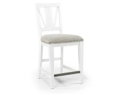 Mor Furniture Counter Height Stools|Barstools|Bay Creek Counter Height Stool In Graphite, V-Back