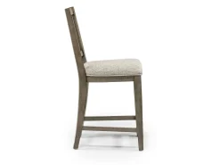 Mor Furniture Counter Height Stools|Barstools|Bay Creek Counter Height Stool In Graphite, V-Back
