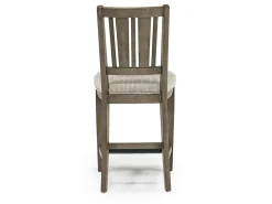 Mor Furniture Counter Height Stools|Barstools|Bay Creek Counter Height Stool In Graphite, V-Back