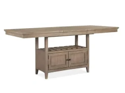 Mor Furniture Counter Height Tables|Dining Tables|Bay Creek Counter Height Extendable Dining Table In Light Gray