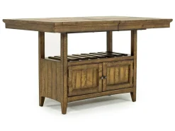Mor Furniture Counter Height Tables|Dining Tables|Bay Creek Counter Height Extendable Dining Table In Light Gray