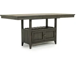 Mor Furniture Counter Height Tables|Dining Tables|Bay Creek Counter Height Extendable Dining Table In Light Gray