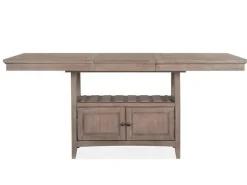 Mor Furniture Counter Height Tables|Dining Tables|Bay Creek Counter Height Extendable Dining Table In Light Gray