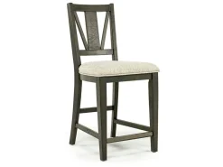 Mor Furniture Seating For 4|Counter Height Dining Sets|Bay Creek Counter Height Extendable Dining Table & 4 Stools In Graphite