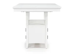 Mor Furniture Seating For 4|Counter Height Dining Sets|Bay Creek Counter Height Extendable Dining Table & 4 Stools In Graphite