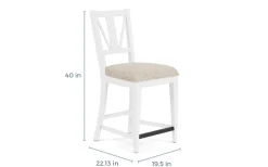 Mor Furniture Seating For 4|Counter Height Dining Sets|Bay Creek Counter Height Extendable Dining Table & 4 Stools In Graphite