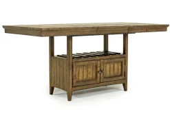 Mor Furniture Seating For 4|Counter Height Dining Sets|Bay Creek Counter Height Extendable Dining Table & 4 Stools In Graphite