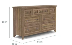 Mor Furniture Dressers & Chests|Bay Creek Dresser In Nutmeg