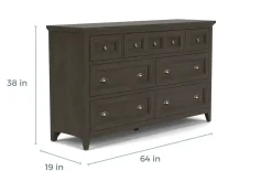 Mor Furniture Dressers & Chests|Bay Creek Dresser In Nutmeg