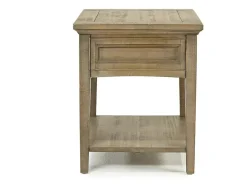 Mor Furniture Sofa & End Tables|Bay Creek End Table In Graphite, Rectangle