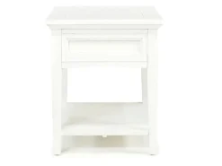 Mor Furniture Sofa & End Tables|Bay Creek End Table In Graphite, Rectangle