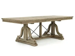 Mor Furniture Seating For 4|Dining Room Sets|Bay Creek Extendable Dining Table & 4 Upholstered V-Back Chairs In Toasted Nutmeg