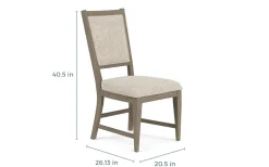Mor Furniture Seating For 4|Dining Room Sets|Bay Creek Extendable Dining Table & 4 Upholstered V-Back Chairs In Toasted Nutmeg