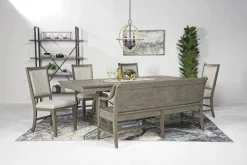 Mor Furniture Dining Tables|Bay Creek Extendable Dining Table In Graphite