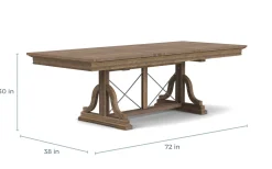 Mor Furniture Seating For 6|Dining Room Sets|Bay Creek Extendable Dining Table, 4 V-Back Chairs & High Back Bench In Graphite