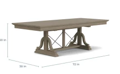 Mor Furniture Seating For 6|Dining Room Sets|Bay Creek Extendable Dining Table, 4 V-Back Chairs & High Back Bench In Graphite