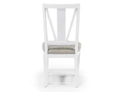 Mor Furniture Seating For 6|Dining Room Sets|Bay Creek Extendable Dining Table, 4 V-Back Chairs & High Back Bench In Graphite