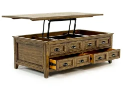 Mor Furniture Coffee Tables|Bay Creek Lift Top Coffee Table In Nutmeg