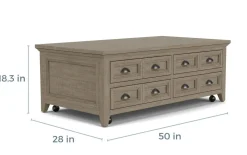Mor Furniture Coffee Tables|Bay Creek Lift Top Coffee Table In Nutmeg
