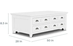 Mor Furniture Coffee Tables|Bay Creek Lift Top Coffee Table In Nutmeg