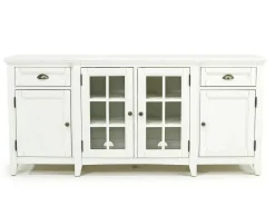 Mor Furniture Media Consoles & Hutches|Tv Stands|Bay Creek Media Console In Nutmeg W/ Usb Charger, 70 Inch