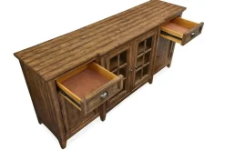 Mor Furniture Media Consoles & Hutches|Tv Stands|Bay Creek Media Console In Nutmeg W/ Usb Charger, 70 Inch
