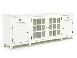 Mor Furniture Media Consoles & Hutches|Tv Stands|Bay Creek Media Console In Nutmeg W/ Usb Charger, 70 Inch