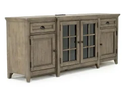 Mor Furniture Media Consoles & Hutches|Tv Stands|Bay Creek Media Console In Nutmeg W/ Usb Charger, 70 Inch