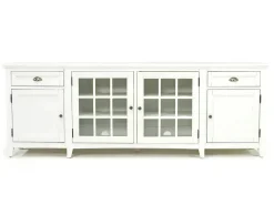 Mor Furniture Media Consoles & Hutches|Tv Stands|Bay Creek Media Console In Nutmeg W/ Usb Charger, 70 Inch