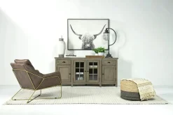 Mor Furniture Media Consoles & Hutches|Tv Stands|Bay Creek Media Console In Nutmeg W/ Usb Charger, 70 Inch