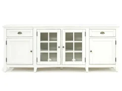 Mor Furniture Media Consoles & Hutches|Tv Stands|Bay Creek Media Console In Nutmeg W/ Usb Charger, 70 Inch