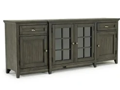 Mor Furniture Media Consoles & Hutches|Tv Stands|Bay Creek Media Console In Nutmeg W/ Usb Charger, 70 Inch