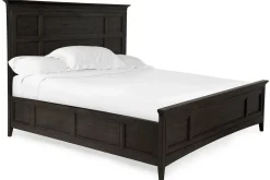 Mor Furniture Beds|Bay Creek Panel Bed In Light Gray, Queen