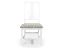 Mor Furniture Dining Chairs|Bay Creek Side Chair In Light Gray, V-Back