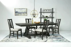 Mor Furniture Dining Chairs|Bay Creek Side Chair In Light Gray, V-Back