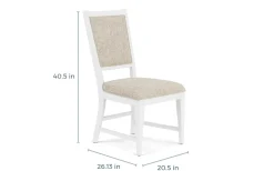 Mor Furniture Dining Chairs|Bay Creek Side Chair In Light Gray, V-Back