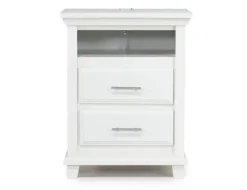 Mor Furniture Nightstands|Bella Bookshelf Nightstand In White