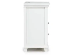 Mor Furniture Nightstands|Bella Bookshelf Nightstand In White