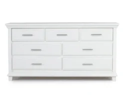 Mor Furniture Bedroom Sets|Bella Panel Bed, Dresser, Mirror & Nightstand In White, Twin
