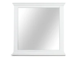 Mor Furniture Bedroom Sets|Bella Panel Bed, Dresser, Mirror & Nightstand In White, Twin